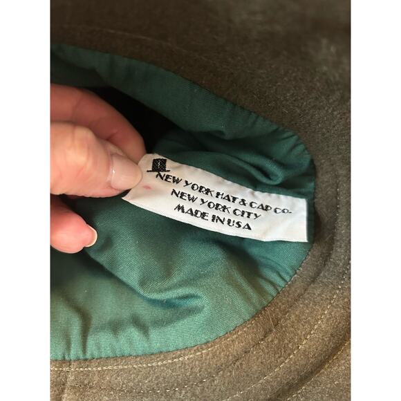 New York Hat & Cap Co. Green Wool Bucket Hat Rare Vintage - Picture 4 of 8